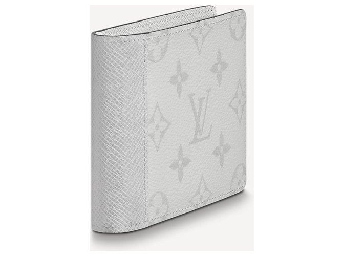 Louis Vuitton Portafoglio LV Multiple Antartica Bianco - vista 4