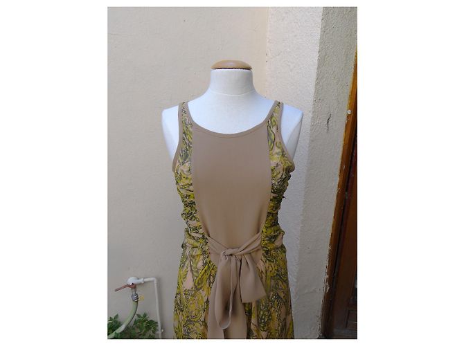 Vestido de gasa de seda Alessandro Dell'Acqua Multicolor - vista 2