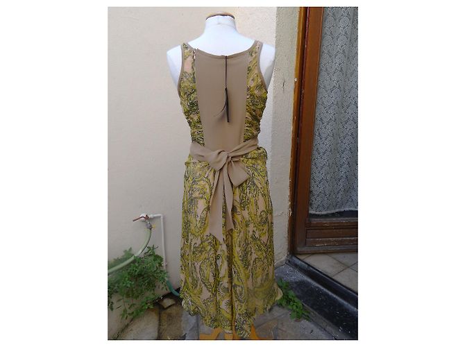 Vestido de gasa de seda Alessandro Dell'Acqua Multicolor - vista 8