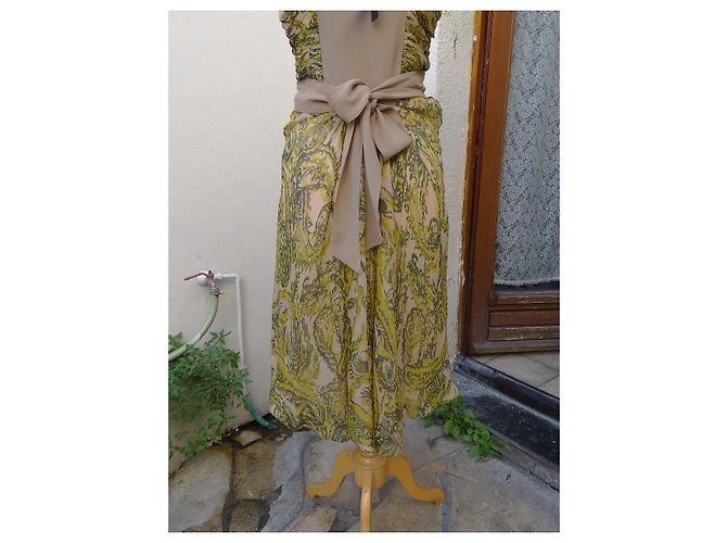 Vestido de gasa de seda Alessandro Dell'Acqua Multicolor - vista 9