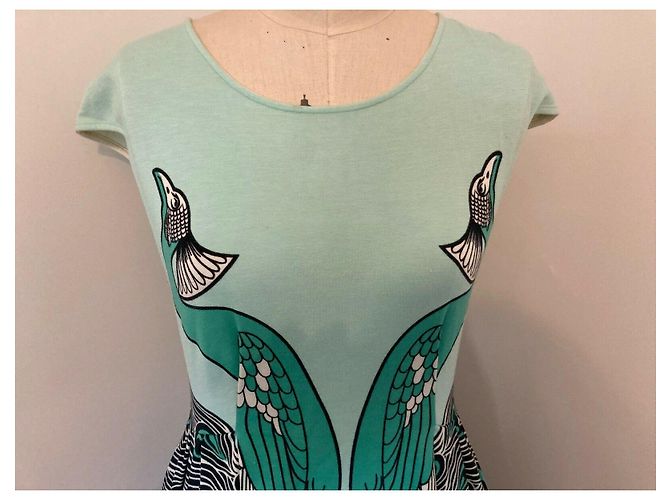 Autre Marque Alice McCall Peacock Kleid Mehrfarben Grün - Ansicht 3