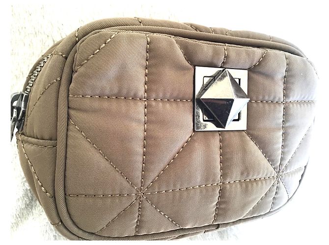 Bolso de Mano Sonia Rykiel Acolchado de Nylon Taupe Gris pardo - vista 6
