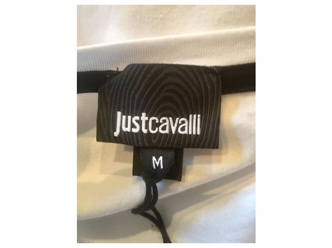 Just Cavalli Logo T-shirt size M White Multiple colors - view 4