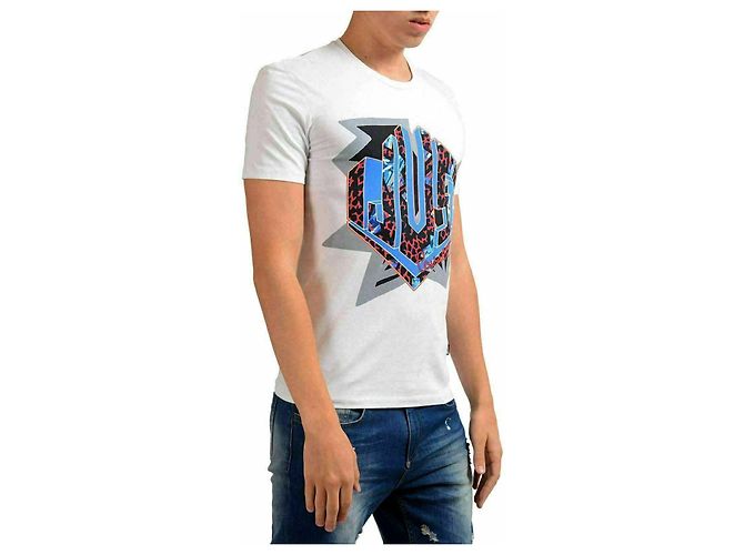 Just Cavalli Logo T-shirt size M White Multiple colors - view 9