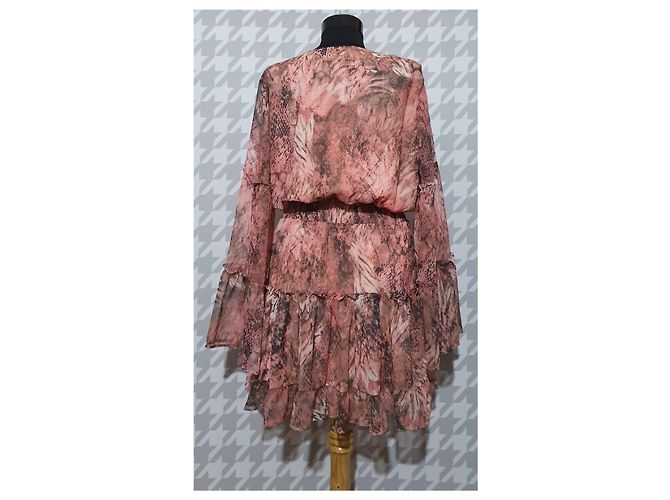 Autre Marque FOREVER UNIQUE Kleid Mehrfarbig Polyester Mehrfarben - Ansicht 3