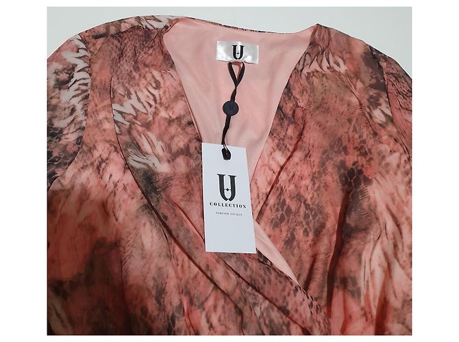 Autre Marque FOREVER UNIQUE Kleid Mehrfarbig Polyester Mehrfarben - Ansicht 4