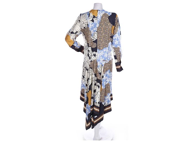 By Malene Birger Blumenkleid aus Viskose Mehrfarben - Ansicht 2
