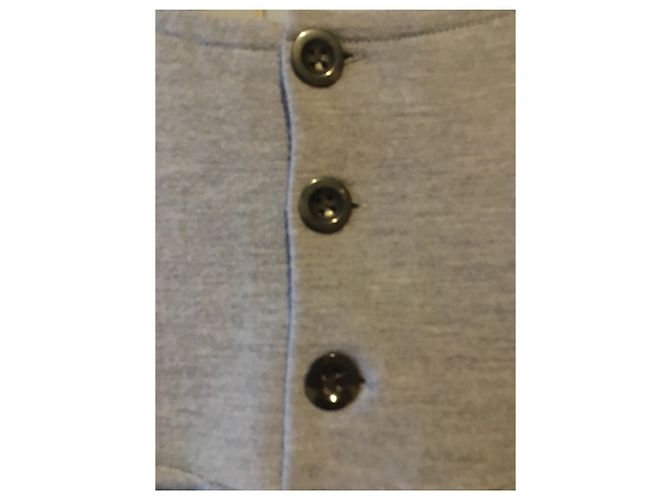 Warmes Kleid aus hellgrauem und türkisblauem Wolltuch Marc by Marc Jacobs - Ansicht 6