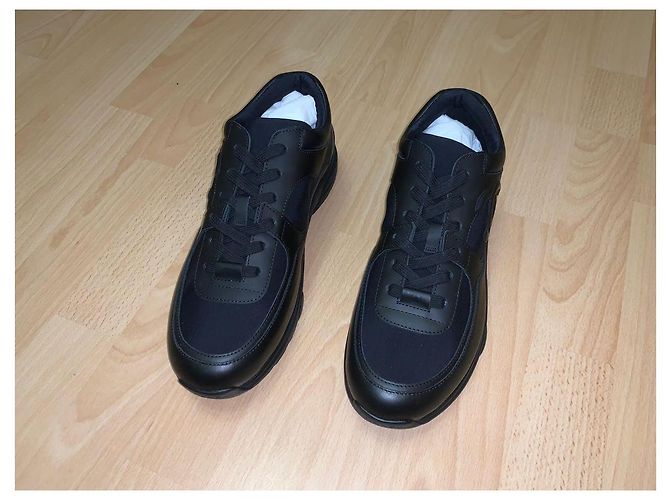 Sneaker Chanel CC in pelle scamosciata tripla nera Nero - vista 6
