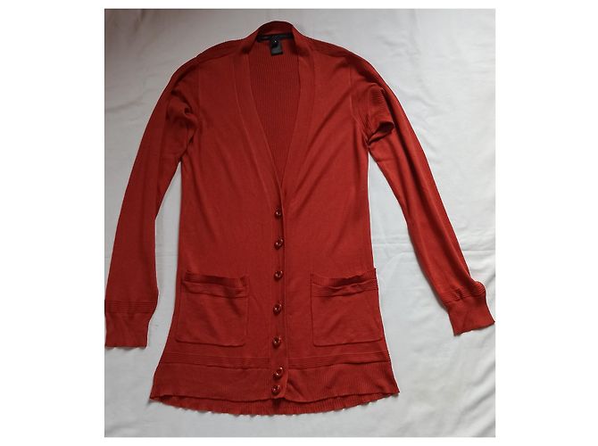 Marc by Marc Jacobs Wickeljacke aus Seide Kaschmir und Baumwolle Rost - Ansicht 2