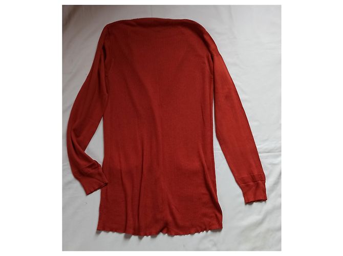 Marc by Marc Jacobs Wickeljacke aus Seide Kaschmir und Baumwolle Rost - Ansicht 3