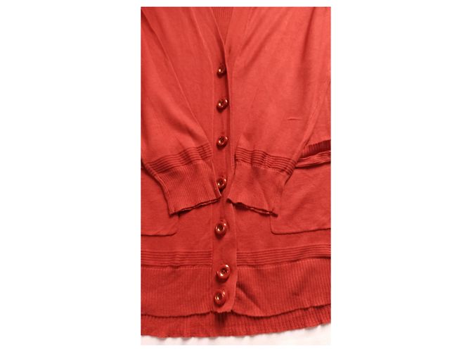Marc by Marc Jacobs Wickeljacke aus Seide Kaschmir und Baumwolle Rost - Ansicht 4