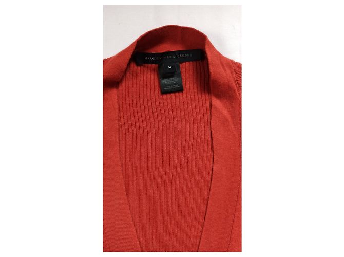 Marc by Marc Jacobs Wickeljacke aus Seide Kaschmir und Baumwolle Rost - Ansicht 5