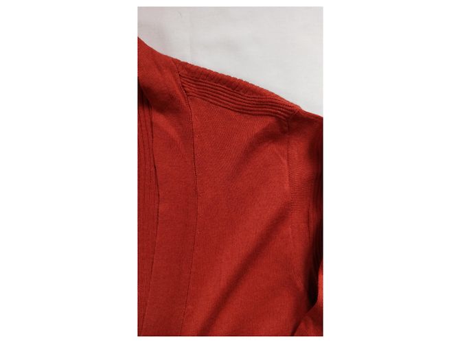 Marc by Marc Jacobs Wickeljacke aus Seide Kaschmir und Baumwolle Rost - Ansicht 6