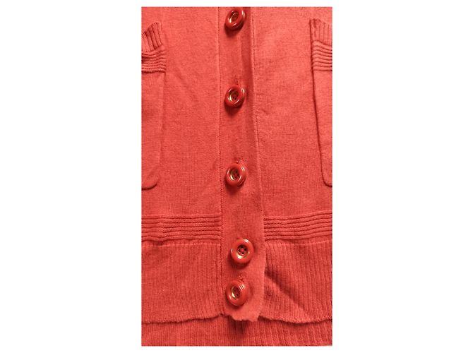 Marc by Marc Jacobs Wickeljacke aus Seide Kaschmir und Baumwolle Rost - Ansicht 9
