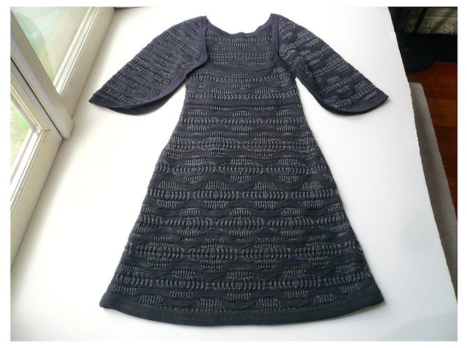 Crucero CHANEL Robe maille París Séoul 2016 Sublime T36 Azul - vista 12