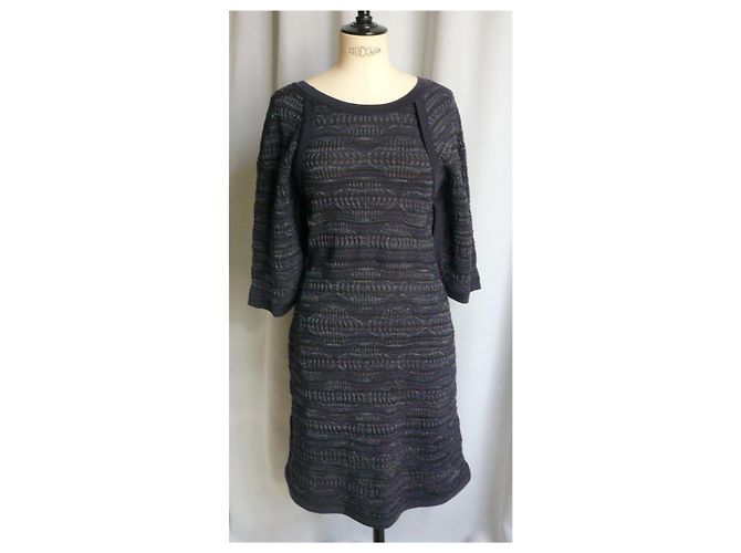 Crucero CHANEL Robe maille París Séoul 2016 Sublime T36 Azul - vista 2
