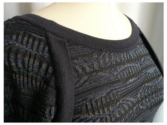 Crucero CHANEL Robe maille París Séoul 2016 Sublime T36 Azul - vista 4