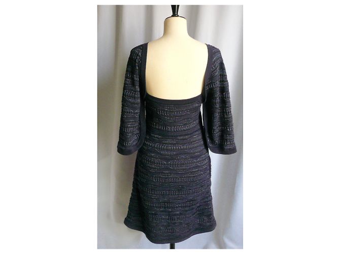 Crucero CHANEL Robe maille París Séoul 2016 Sublime T36 Azul - vista 5