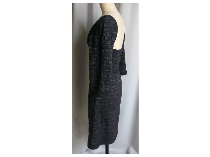 Crucero CHANEL Robe maille París Séoul 2016 Sublime T36 Azul - vista 7