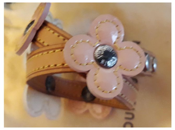 Bracciale avvolgente Louis Vuitton Flowers in pelle Multicolore - vista 10