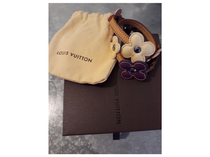 Bracciale avvolgente Louis Vuitton Flowers in pelle Multicolore - vista 11