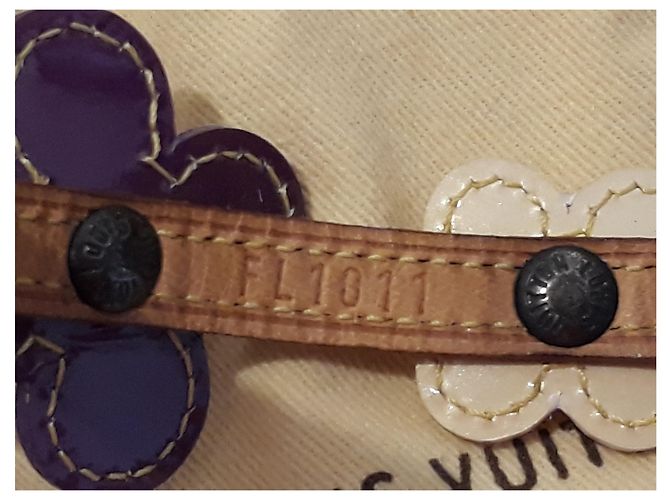 Bracciale avvolgente Louis Vuitton Flowers in pelle Multicolore - vista 14