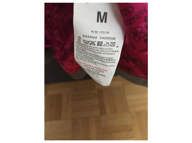 Abrigo de lana de pelo sintético Kenzo Caqui - vista 6