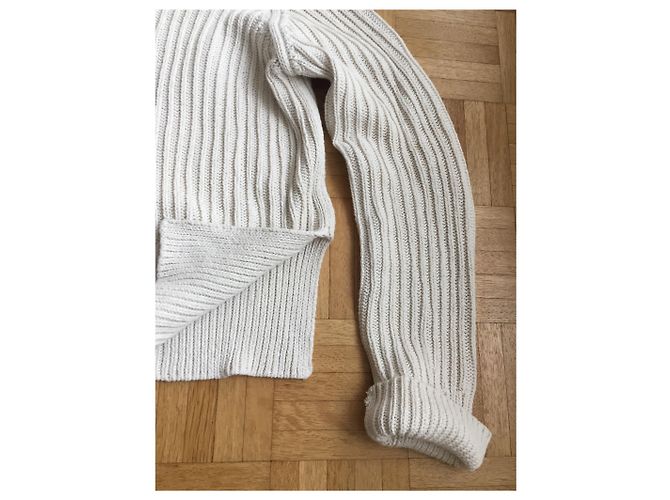 T By Alexander Wang T von Alexander Wang verkürzter Pullover Roh - Ansicht 3