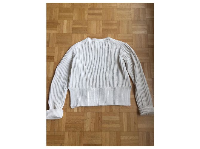 T By Alexander Wang T von Alexander Wang verkürzter Pullover Roh - Ansicht 5