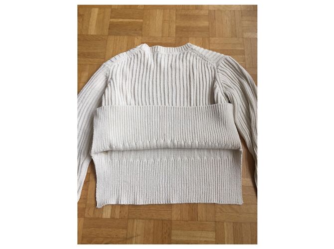 T By Alexander Wang T von Alexander Wang verkürzter Pullover Roh - Ansicht 6