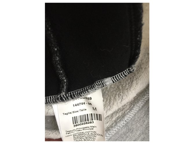 Pull en coton gris Msgm Taille M - vue 4