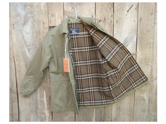 Burberry parka donna vintage t 40 Cachi - vista 3