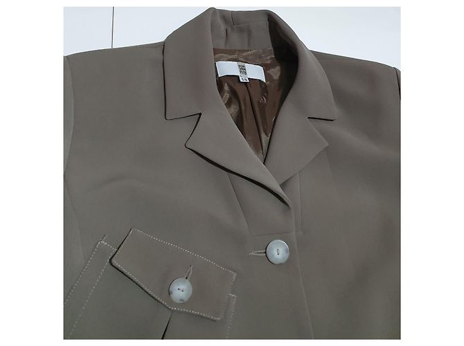 Blazer Irene Van Ryb Verde Khaki Caqui - vista 5