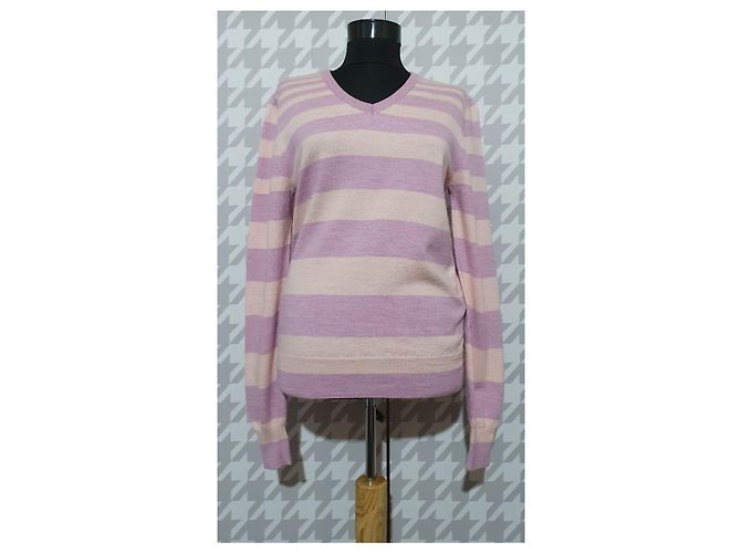 Patrizia Pepe Wollpullover lila gestreift - Ansicht 3