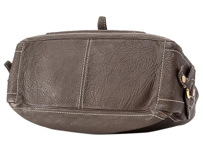 Céline Bolso de cuero marrón Boogie de Celine - vista 4
