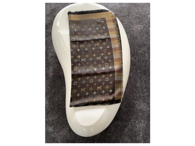 Louis Vuitton Así que brilla bufanda Castaño - vista 3