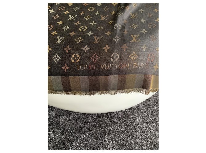 Louis Vuitton Así que brilla bufanda Castaño - vista 4