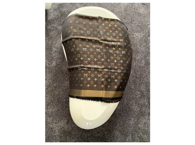 Louis Vuitton Así que brilla bufanda Castaño - vista 6