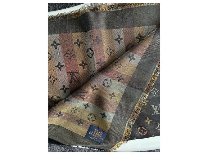 Louis Vuitton Así que brilla bufanda Castaño - vista 8