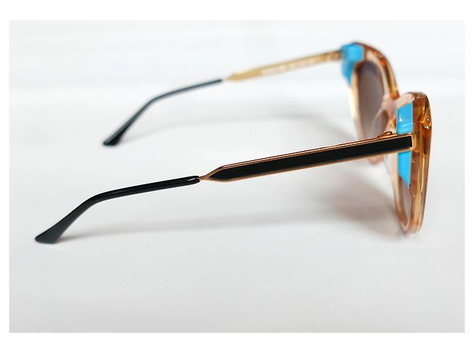 Thierry Lasry Occhiali da sole Bunny Caramello - vista 2