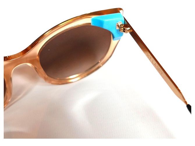 Thierry Lasry Occhiali da sole Bunny Caramello - vista 3