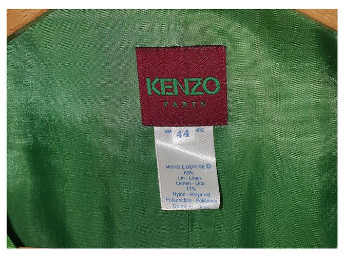 Rock folgt KENZO LIN, Sommer-, schön gestickt Hellgrün - Ansicht 3