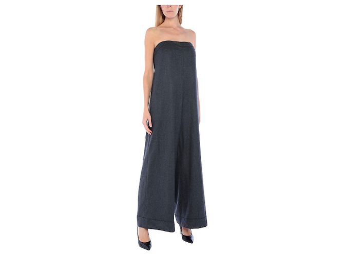Mono sin mangas de lana J.Crew Gris oscuro Gris antracita - vista 15