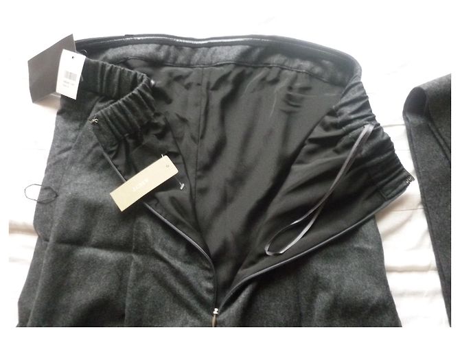 Mono sin mangas de lana J.Crew Gris oscuro Gris antracita - vista 9