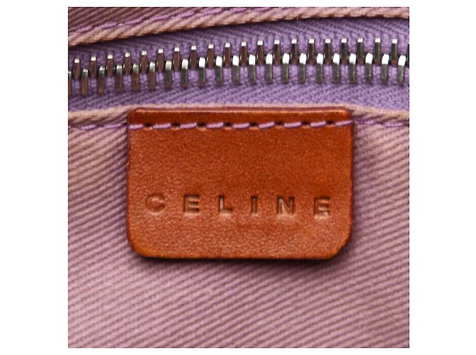 Céline Celine Brown Floral Canvas Einkaufstasche - Ansicht 6