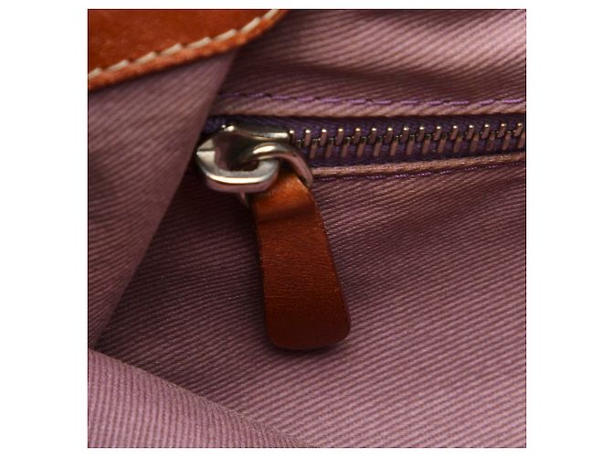 Céline Celine Brown Floral Canvas Einkaufstasche - Ansicht 8