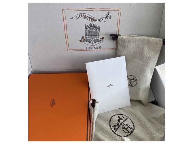 Hermès evelyne mini tpm amazone Cognac - vista 7