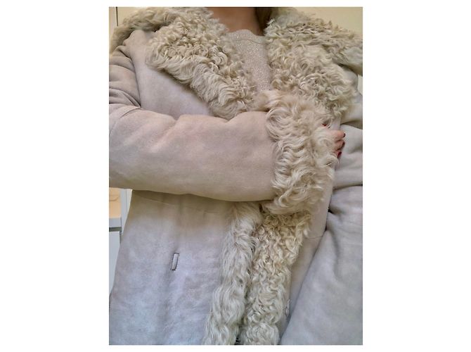 Theory Chaqueta Caban Théory M Blanco Beige Crudo Arena Crema Marrón claro - vista 4