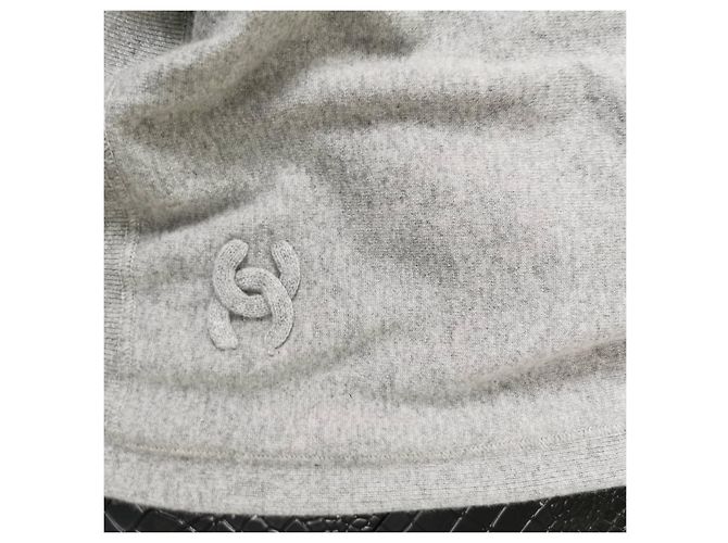 Cambon Chanel Hosenanzug aus Kaschmir Grau - Ansicht 3
